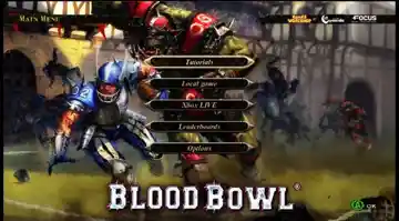 Blood Bowl (USA) screen shot title